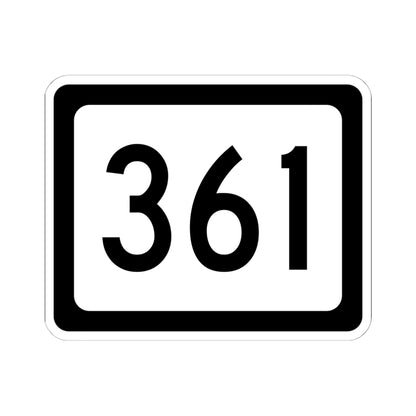 WV-361 (Virginia) (Road Sign) STICKER Vinyl Kiss-Cut Decal