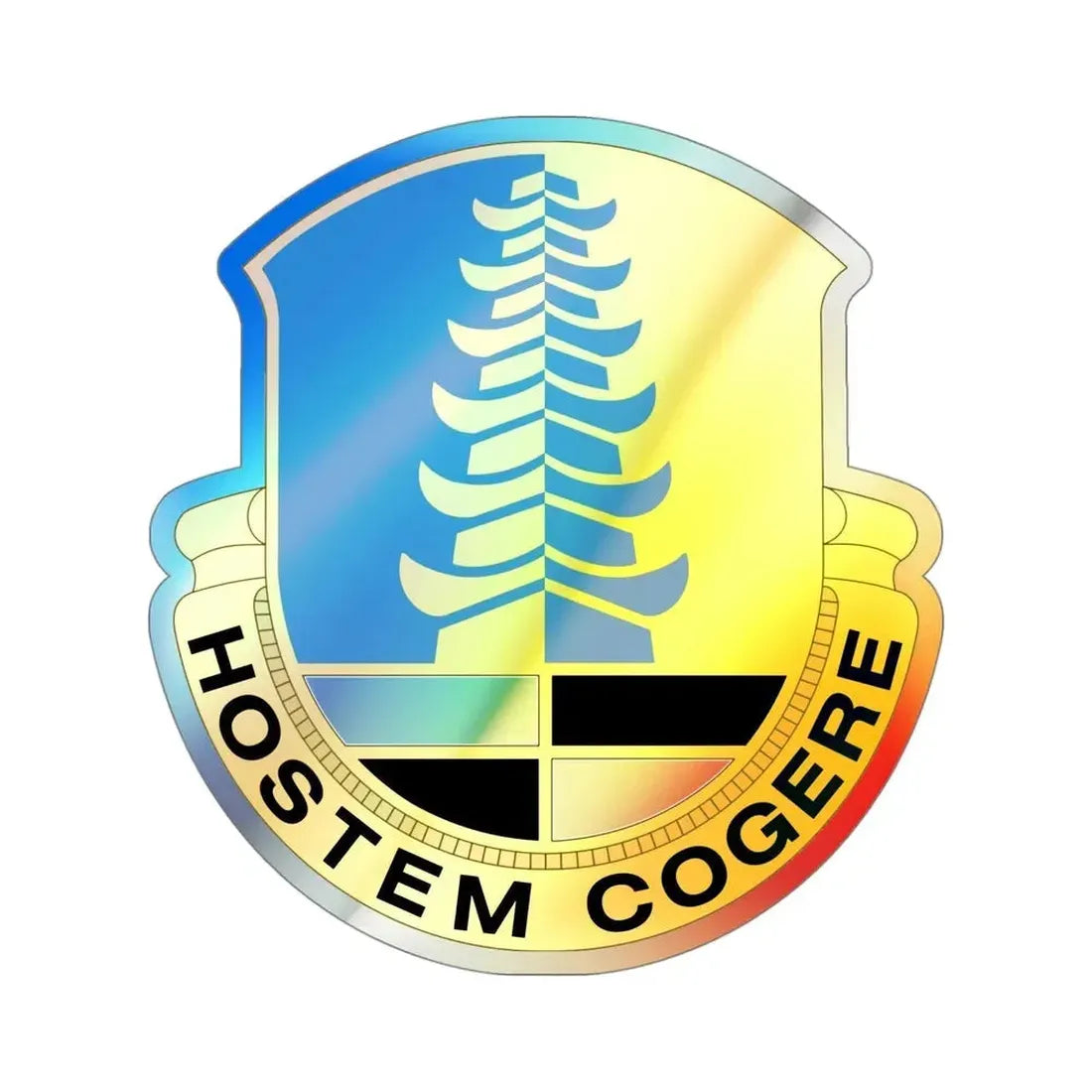 319th Military Intelligence Battalion 2 (U.S. Army) Holographic STICKER Die-Cut Vinyl Decal - The Sticker Space