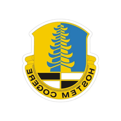 319th Military Intelligence Battalion 2 (U.S. Army) REVERSE PRINT Transparent Die-Cut STICKER 5 Inch Die-Cut Transparent - The Sticker Space