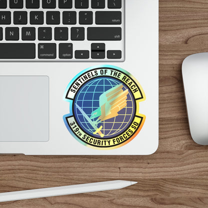 319th Security Forces Squadron (U.S. Air Force) Holographic STICKER Die-Cut Vinyl Decal-The Sticker Space