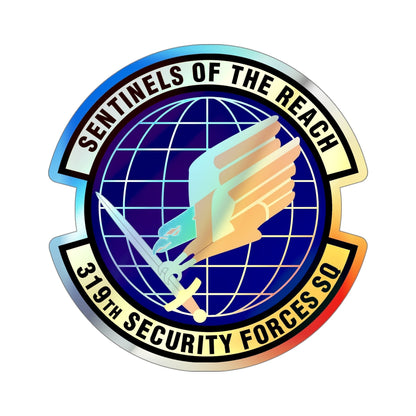 319th Security Forces Squadron (U.S. Air Force) Holographic STICKER Die-Cut Vinyl Decal-5 Inch-The Sticker Space