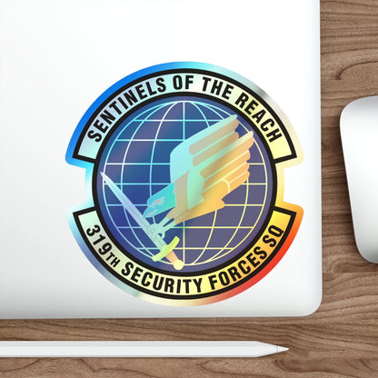 319th Security Forces Squadron (U.S. Air Force) Holographic STICKER Die-Cut Vinyl Decal-The Sticker Space