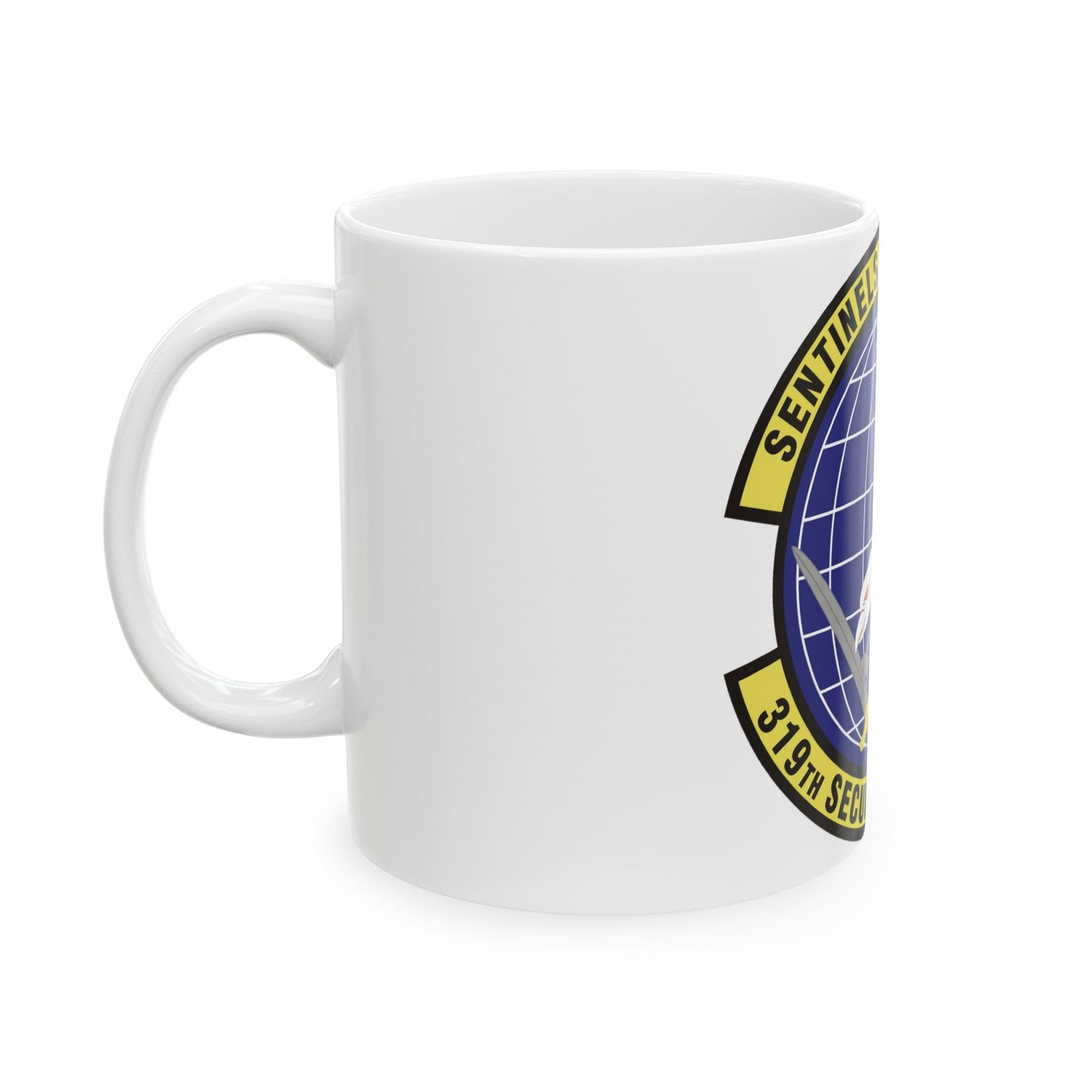 319th Security Forces Squadron (U.S. Air Force) White Coffee Mug-The Sticker Space