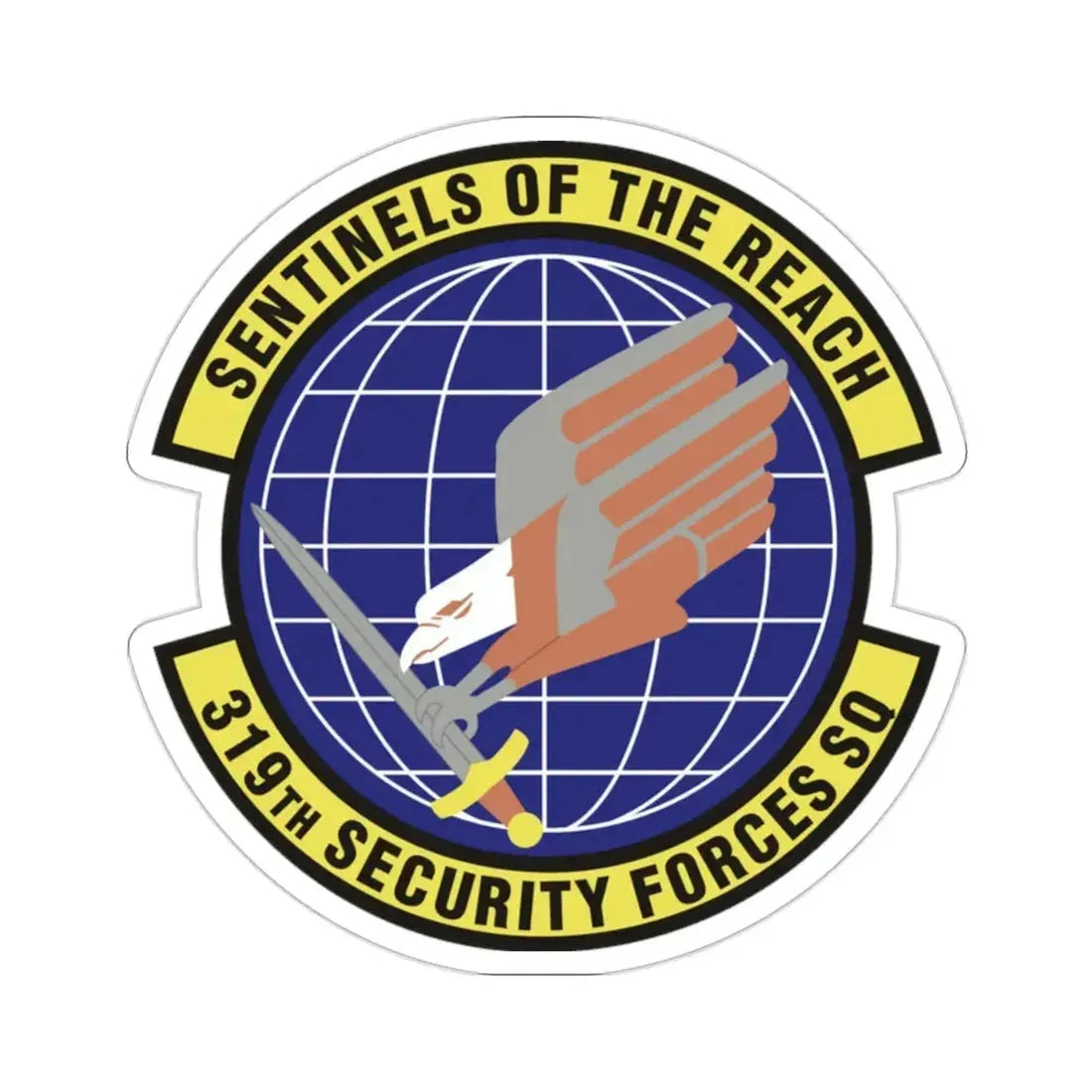 319th Security Forces Squadron (U.S. Air Force) STICKER Vinyl Die-Cut Decal - The Sticker Space