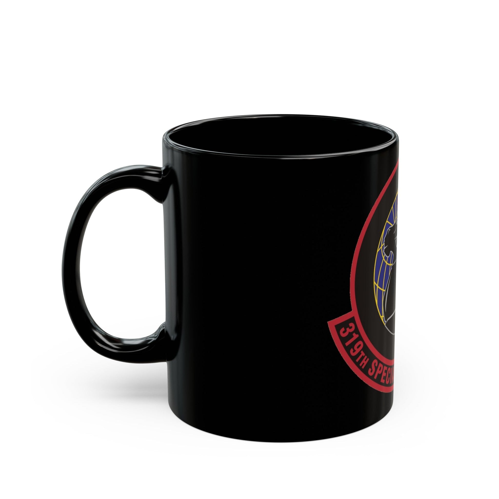 319th Special Operations Squadron (U.S. Air Force) Black Coffee Mug-The Sticker Space