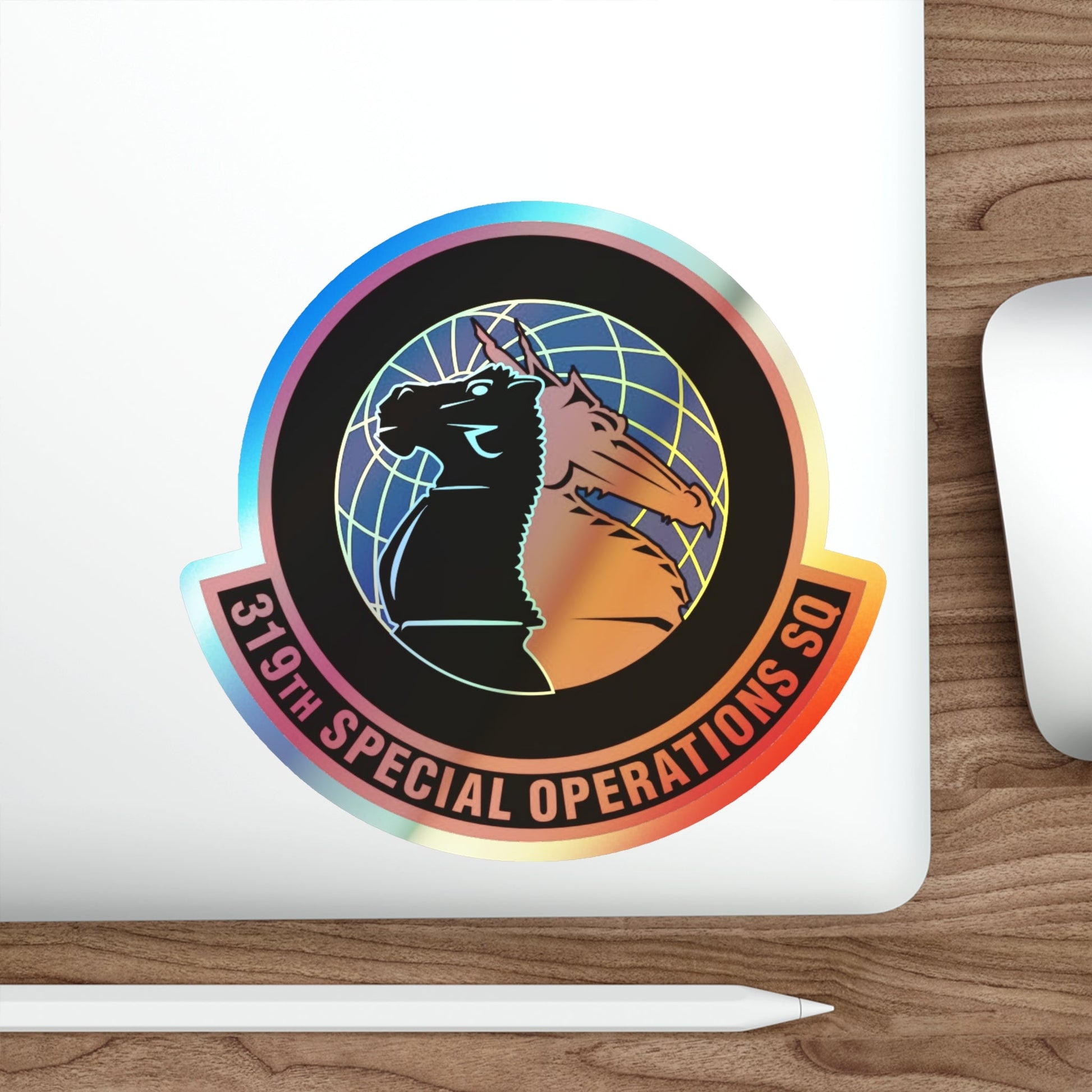 319th Special Operations Squadron (U.S. Air Force) Holographic STICKER Die-Cut Vinyl Decal-The Sticker Space