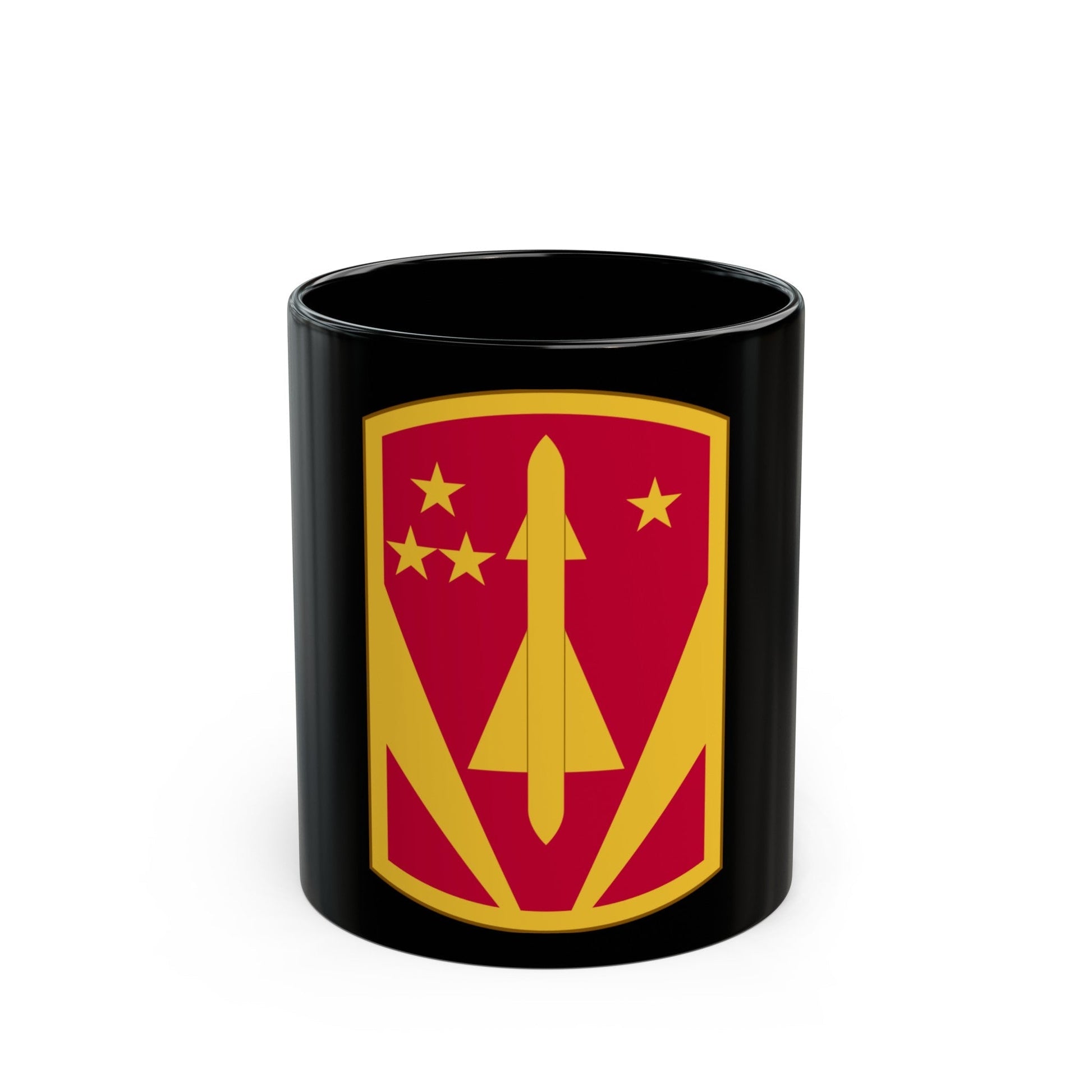 31st Air Defense Artillery Brigade (U.S. Army) Black Coffee Mug-11oz-The Sticker Space