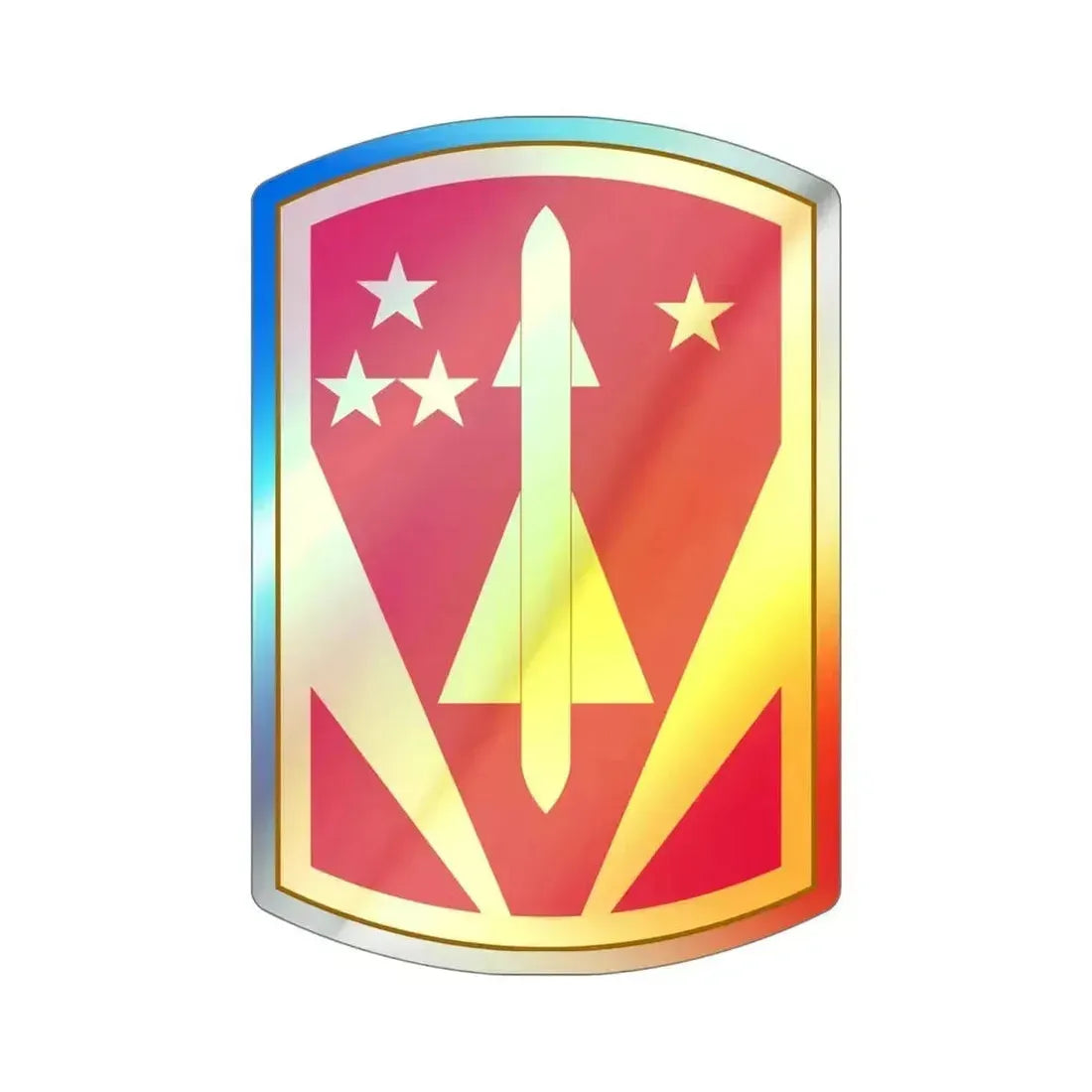 31st Air Defense Artillery Brigade (U.S. Army) Holographic STICKER Die-Cut Vinyl Decal 6 Inch Holographic - The Sticker Space
