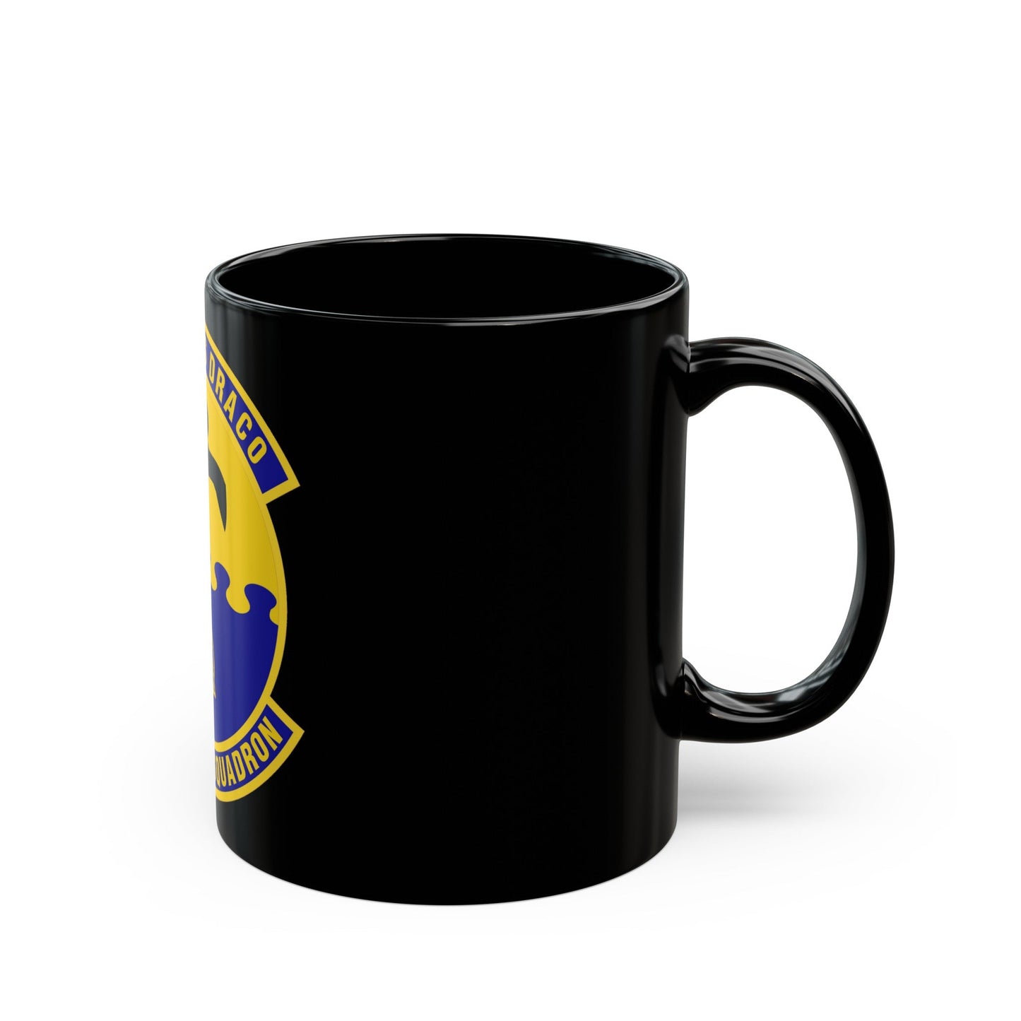 31st Dental Squadron (U.S. Air Force) Black Coffee Mug-The Sticker Space