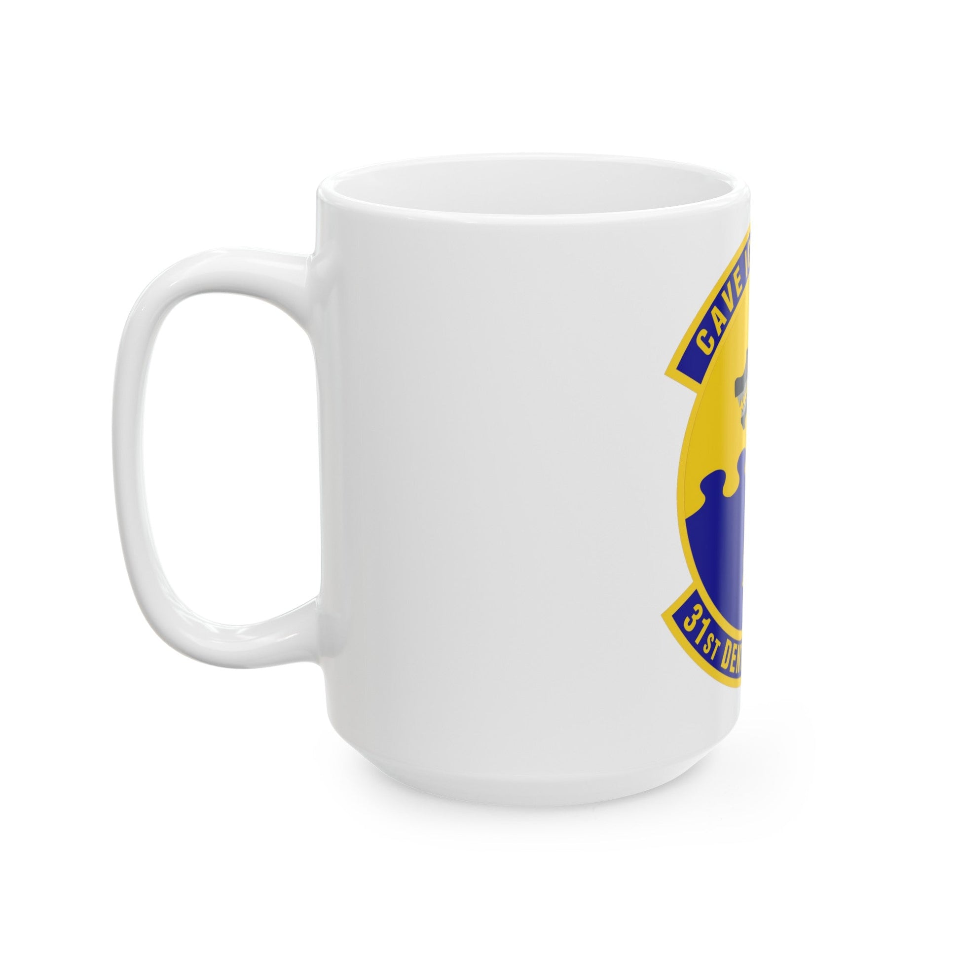 31st Dental Squadron (U.S. Air Force) White Coffee Mug-The Sticker Space