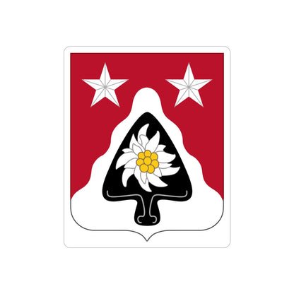 31st Engineer Battalion (U.S. Army) REVERSE PRINT Transparent STICKER-5" × 5"-The Sticker Space