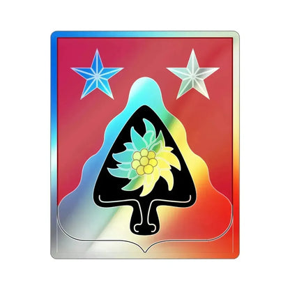 31st Engineer Battalion (U.S. Army) Holographic STICKER Die-Cut Vinyl Decal 2 Inch Holographic - The Sticker Space