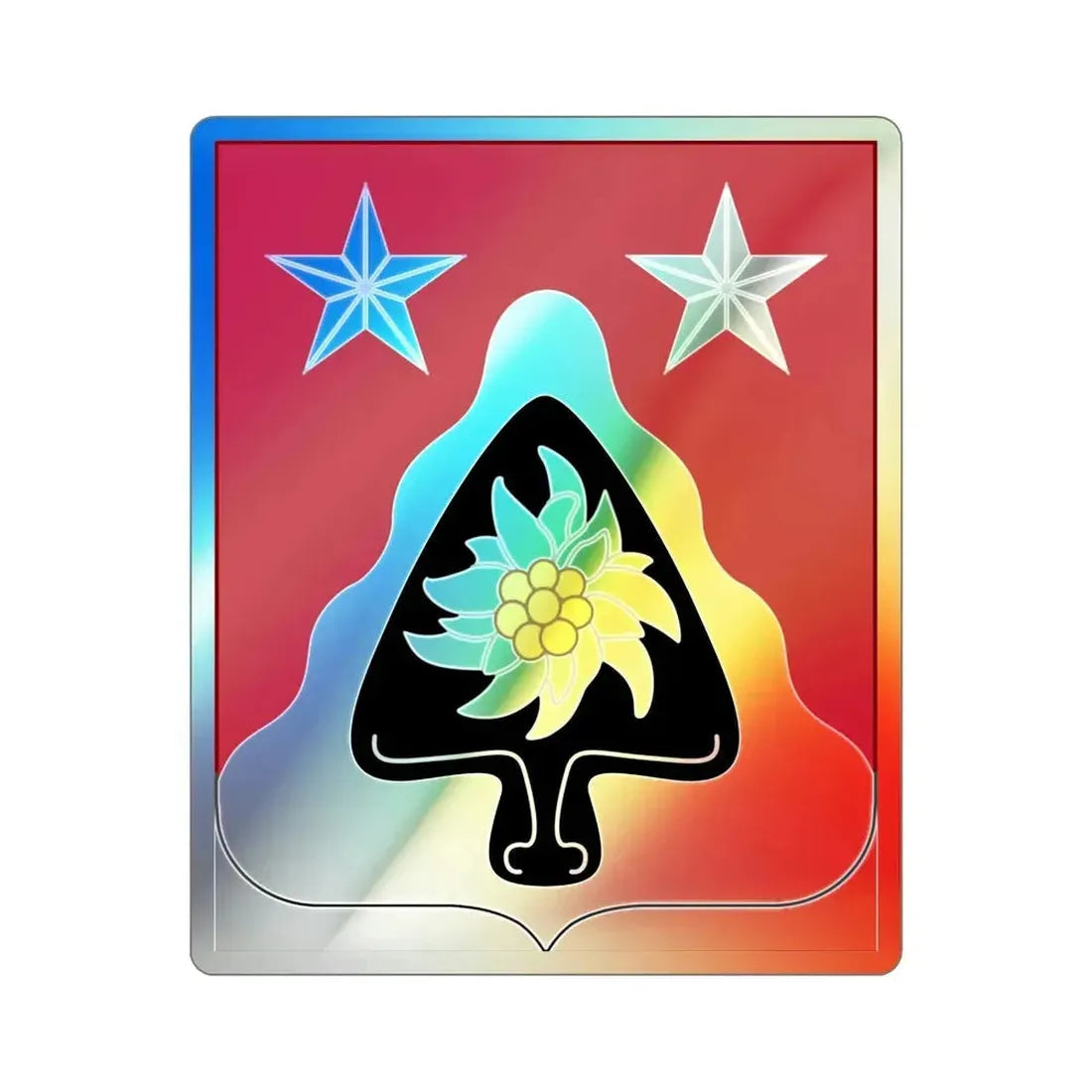 31st Engineer Battalion (U.S. Army) Holographic STICKER Die-Cut Vinyl Decal - The Sticker Space