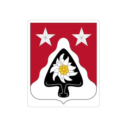 31st Engineer Battalion (U.S. Army) REVERSE PRINT Transparent Die-Cut STICKER 6 Inch Die-Cut Transparent - The Sticker Space