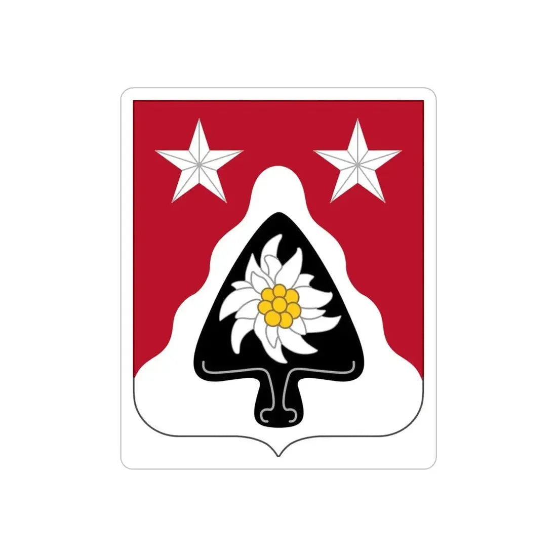 31st Engineer Battalion (U.S. Army) REVERSE PRINT Transparent Die-Cut STICKER - The Sticker Space