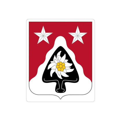 31st Engineer Battalion (U.S. Army) REVERSE PRINT Transparent Die-Cut STICKER - The Sticker Space