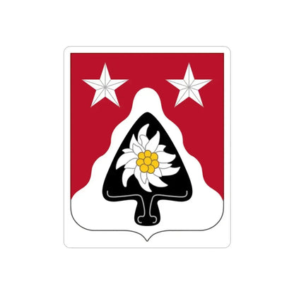 31st Engineer Battalion (U.S. Army) REVERSE PRINT Transparent Die-Cut STICKER - The Sticker Space