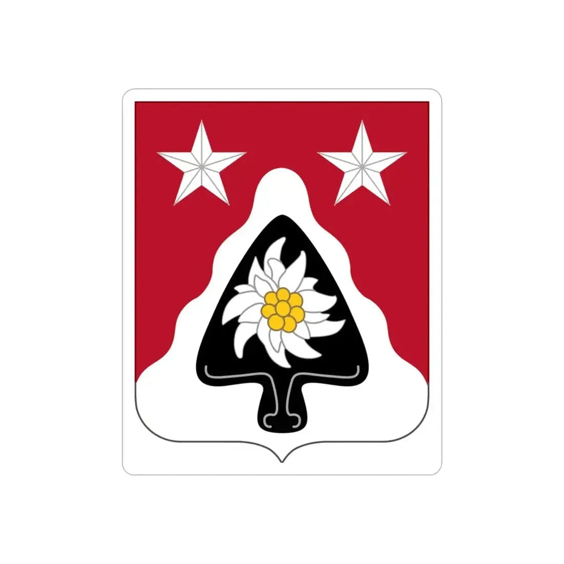 31st Engineer Battalion (U.S. Army) REVERSE PRINT Transparent Die-Cut STICKER - The Sticker Space