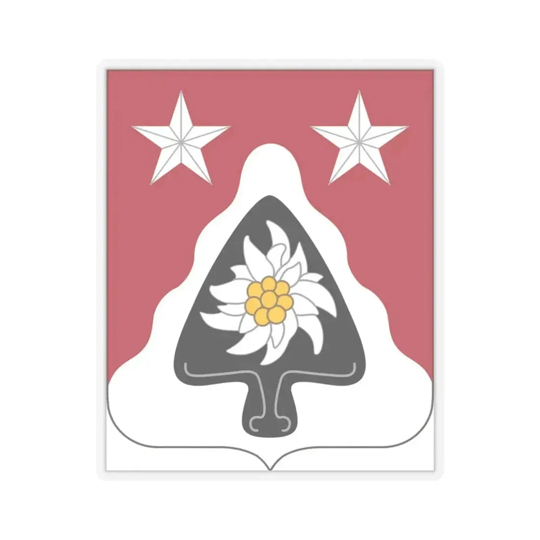 31st Engineer Battalion (U.S. Army) STICKER Vinyl Kiss-Cut Decal 4 Inch Transparent - The Sticker Space