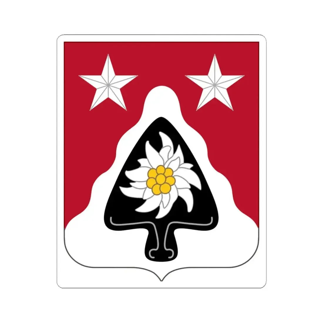 31st Engineer Battalion (U.S. Army) STICKER Vinyl Kiss-Cut Decal 6 Inch White - The Sticker Space