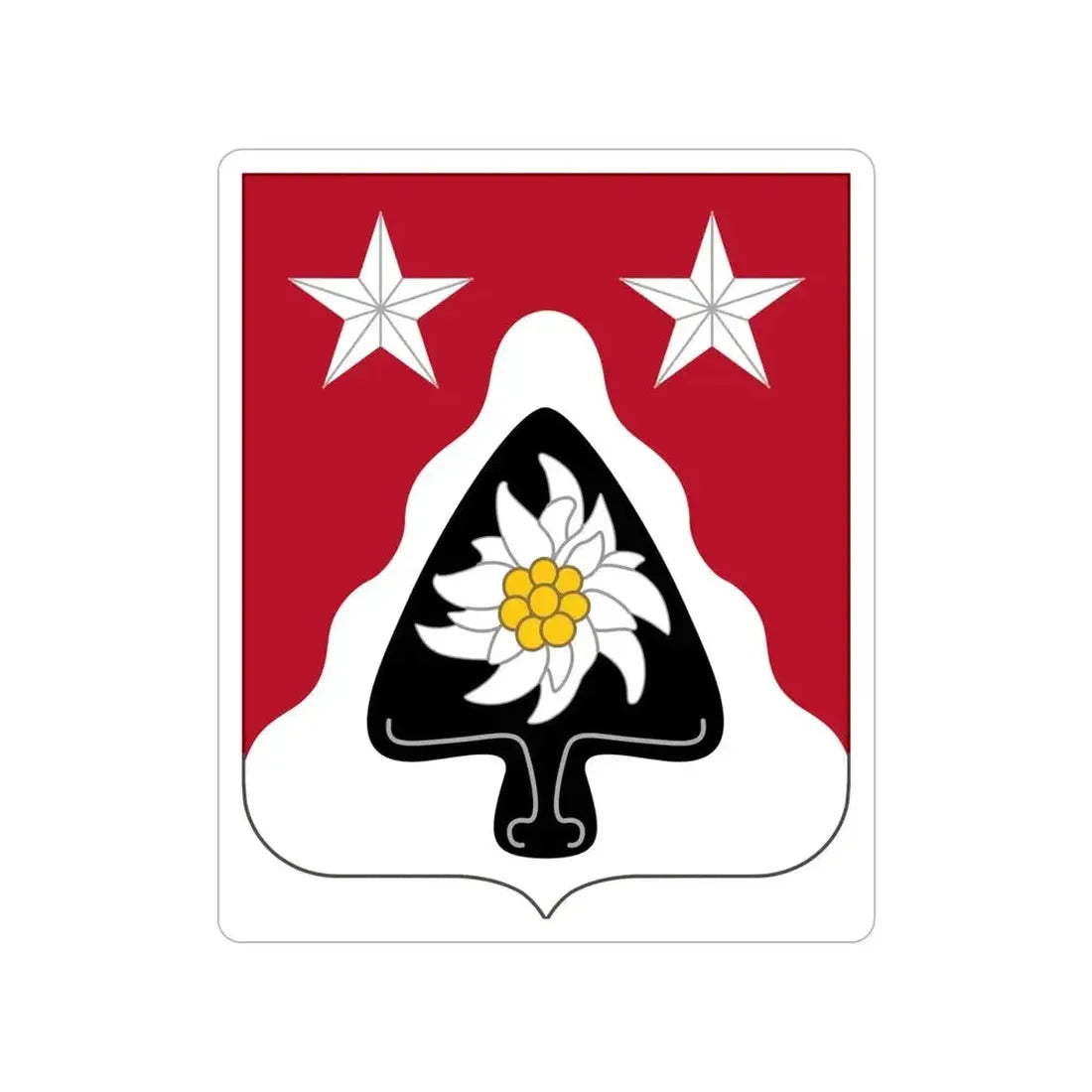 31st Engineer Battalion (U.S. Army) Transparent STICKER Die-Cut Vinyl Decal 5 Inch - The Sticker Space