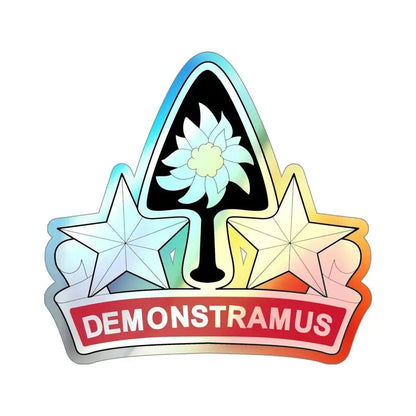 31st Engineer Battalion v2 (U.S. Army) Holographic STICKER Die-Cut Vinyl Decal 4 Inch Holographic - The Sticker Space