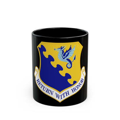 31st Fighter Wing (U.S. Air Force) Black Coffee Mug-11oz-The Sticker Space