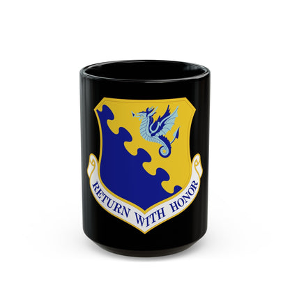 31st Fighter Wing (U.S. Air Force) Black Coffee Mug-15oz-The Sticker Space