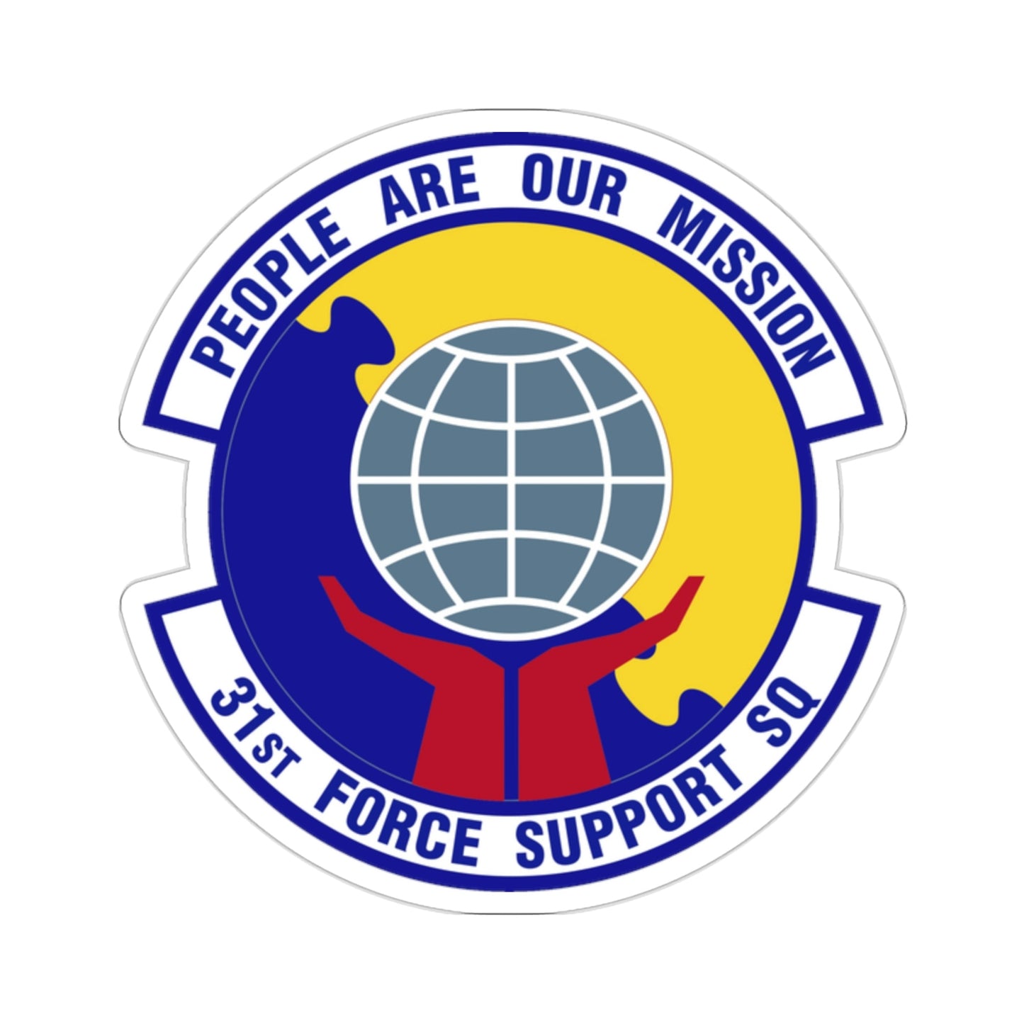 31st Force Support Squadron (U.S. Air Force) STICKER Vinyl Die-Cut Decal-2 Inch-The Sticker Space