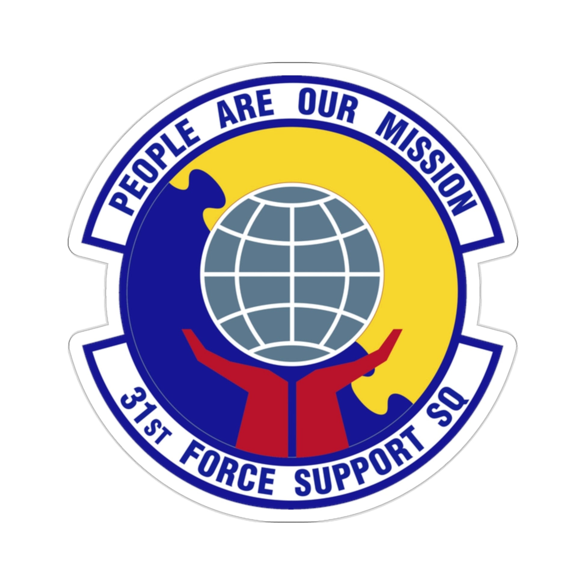 31st Force Support Squadron (U.S. Air Force) STICKER Vinyl Die-Cut Decal-2 Inch-The Sticker Space