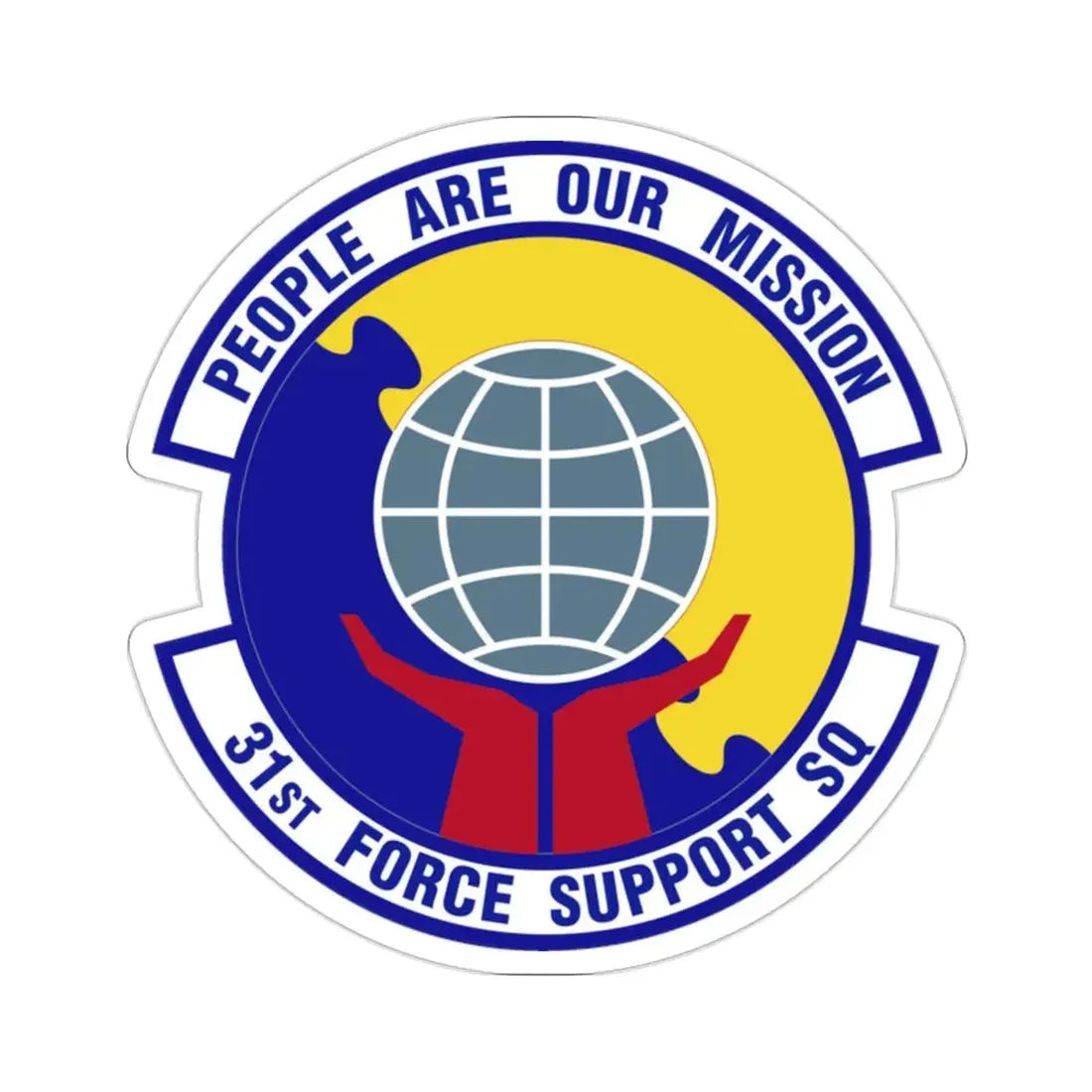 31st Force Support Squadron (U.S. Air Force) STICKER Vinyl Die-Cut Decal - The Sticker Space