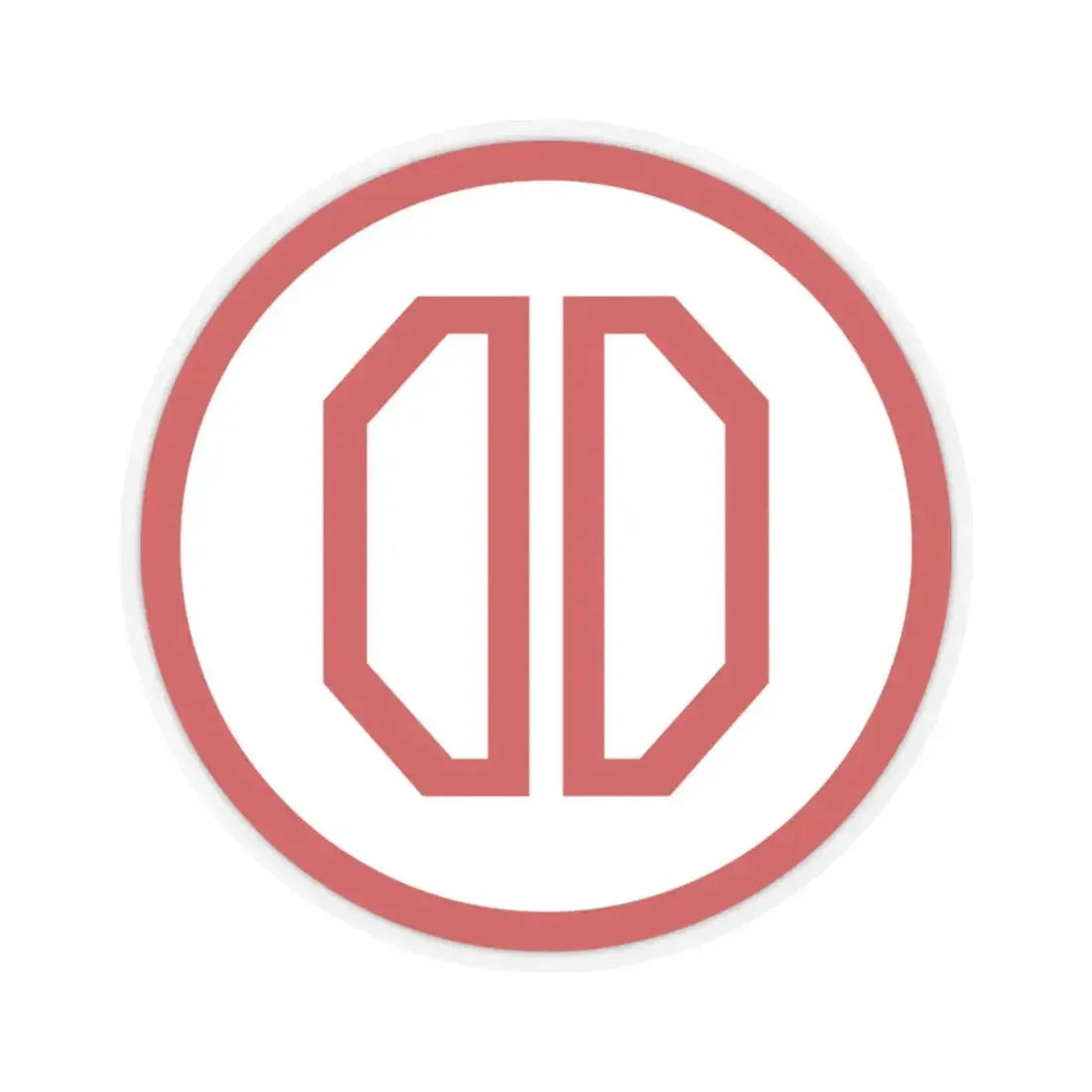 31st ID SSI (U.S. Army) STICKER Vinyl Kiss-Cut Decal 3 Inch Transparent - The Sticker Space