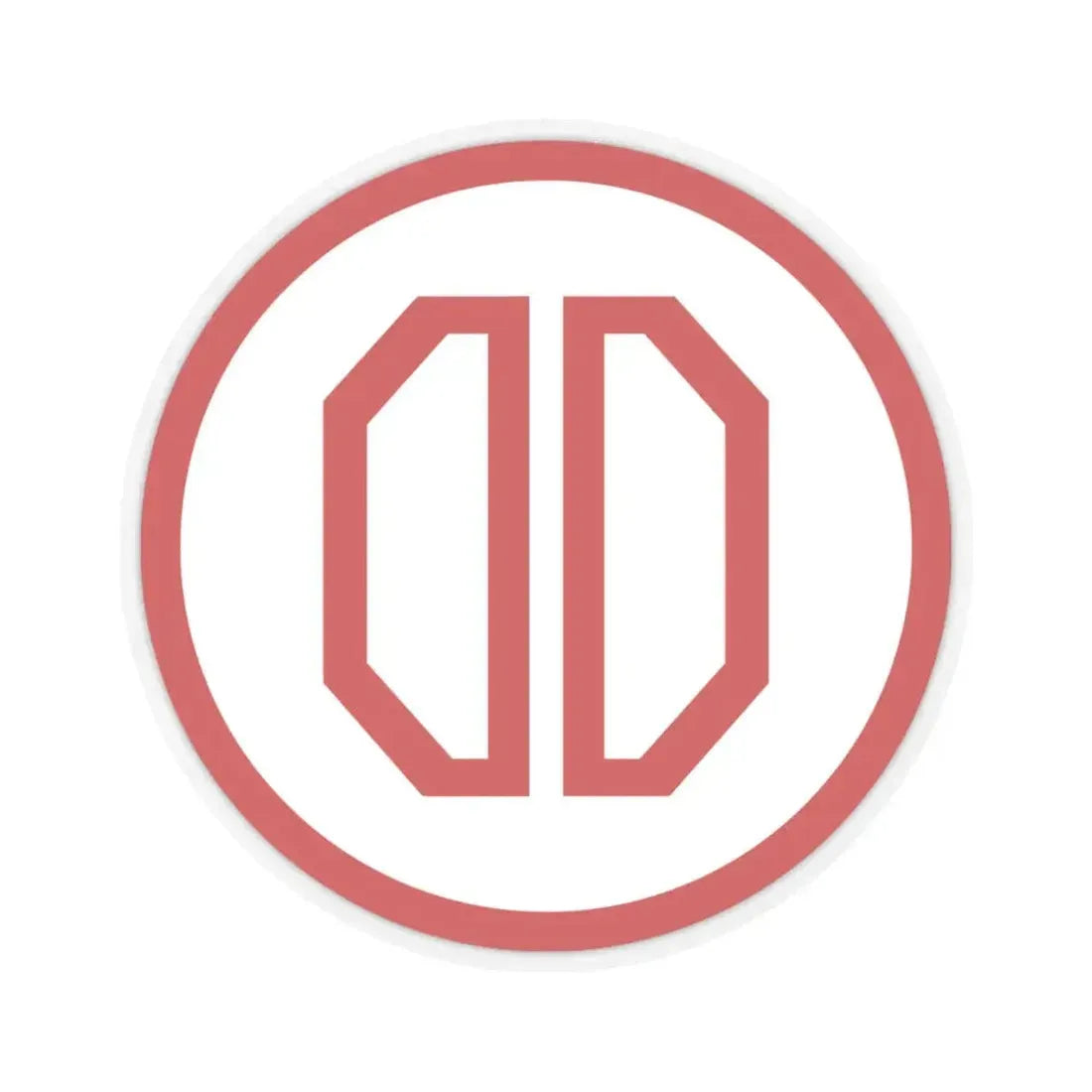 31st ID SSI (U.S. Army) STICKER Vinyl Kiss-Cut Decal 4 Inch Transparent - The Sticker Space