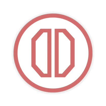 31st ID SSI (U.S. Army) STICKER Vinyl Kiss-Cut Decal 4 Inch Transparent - The Sticker Space