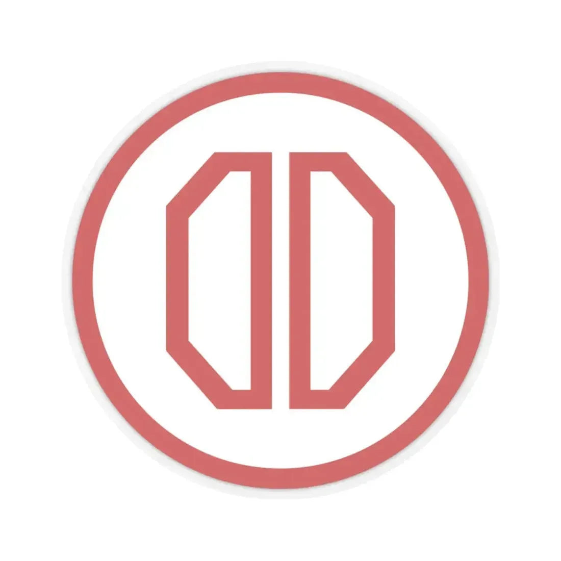 31st ID SSI (U.S. Army) STICKER Vinyl Kiss-Cut Decal 6 Inch Transparent - The Sticker Space