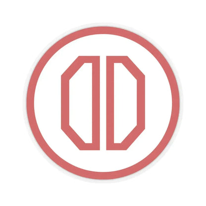 31st ID SSI (U.S. Army) STICKER Vinyl Kiss-Cut Decal 6 Inch Transparent - The Sticker Space