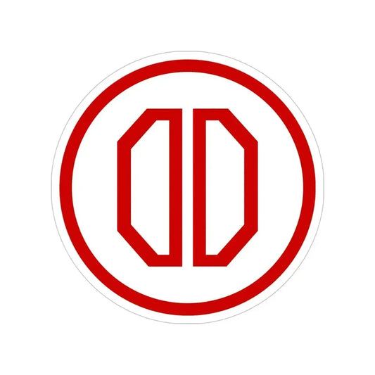 31st ID SSI (U.S. Army) Transparent STICKER Die-Cut Vinyl Decal 6 Inch - The Sticker Space