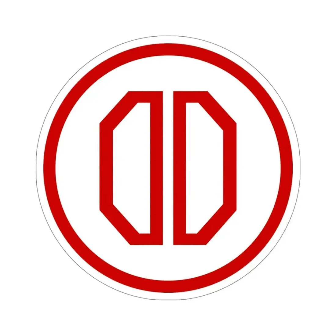 31st Infantry Division (U.S. Army) STICKER Vinyl Die-Cut Decal 4 Inch - The Sticker Space