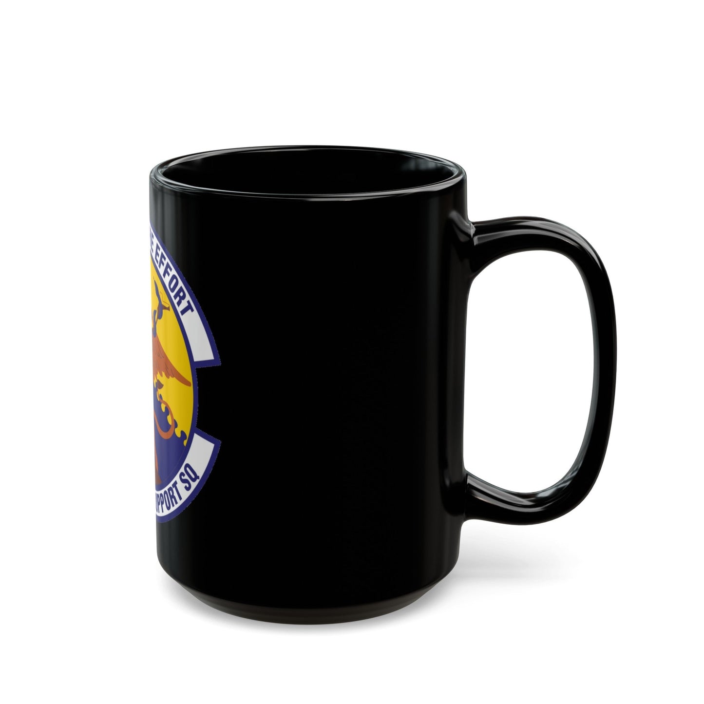 31st Medical Support Squadron (U.S. Air Force) Black Coffee Mug-The Sticker Space