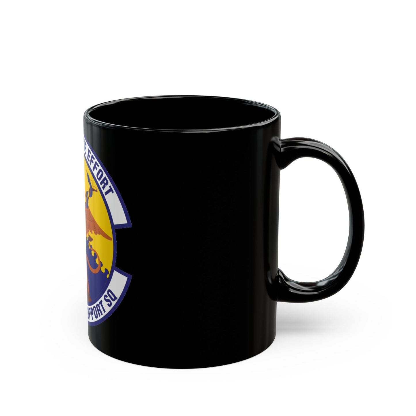 31st Medical Support Squadron (U.S. Air Force) Black Coffee Mug-The Sticker Space