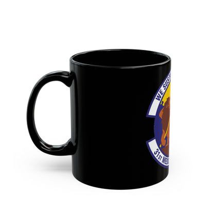 31st Medical Support Squadron (U.S. Air Force) Black Coffee Mug-The Sticker Space