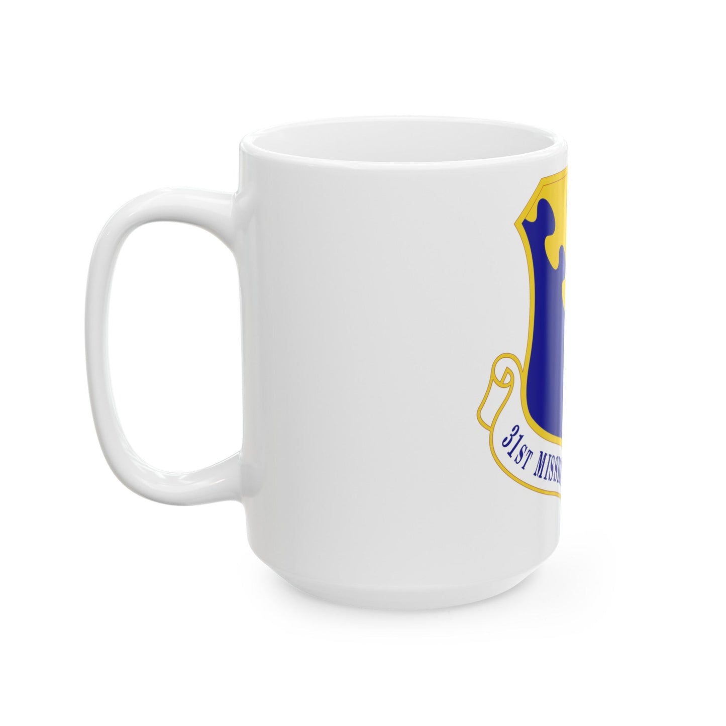 31st Mission Support Group (U.S. Air Force) White Coffee Mug-The Sticker Space