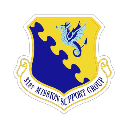 31st Mission Support Group (U.S. Air Force) STICKER Vinyl Die-Cut Decal 6 Inch - The Sticker Space