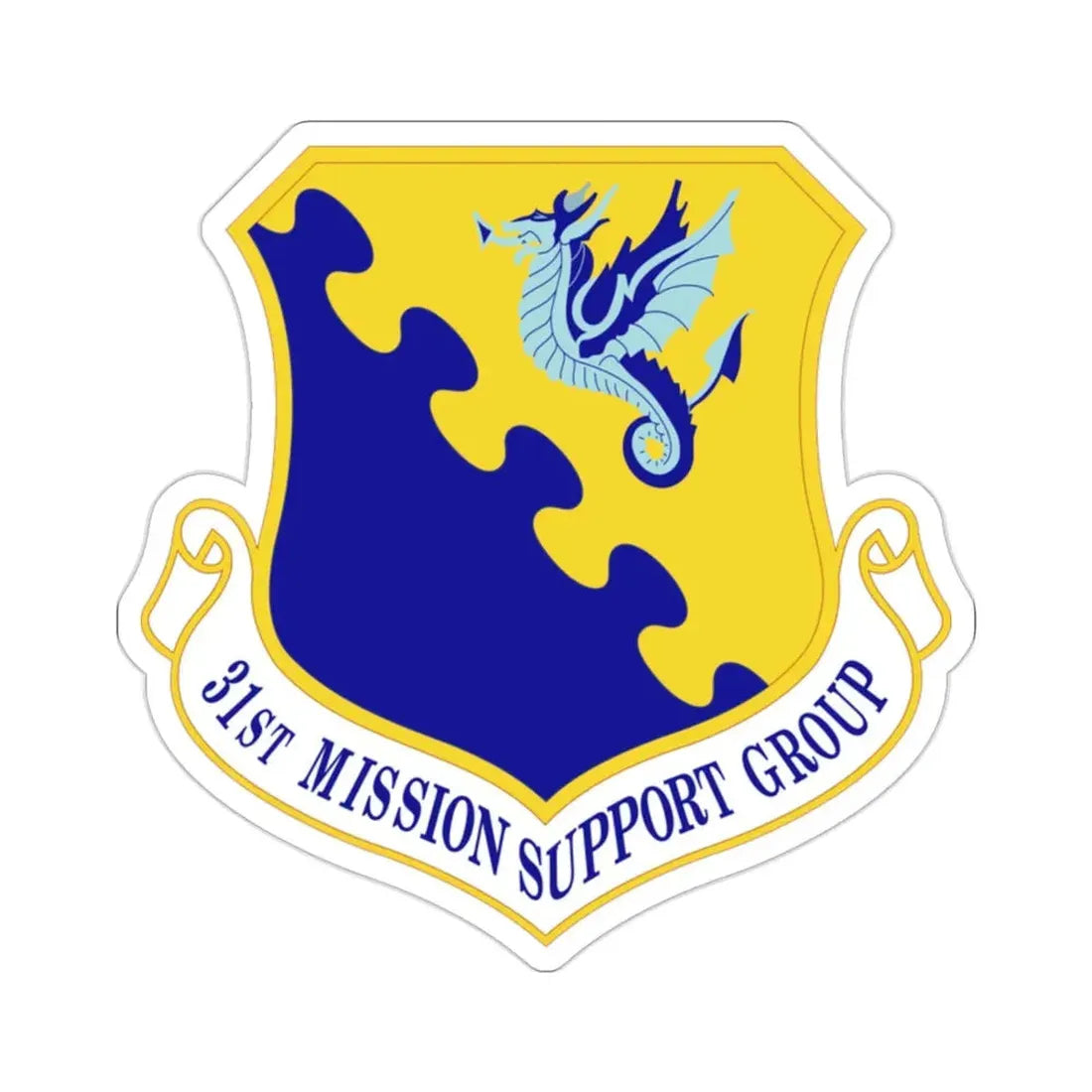 31st Mission Support Group (U.S. Air Force) STICKER Vinyl Die-Cut Decal - The Sticker Space