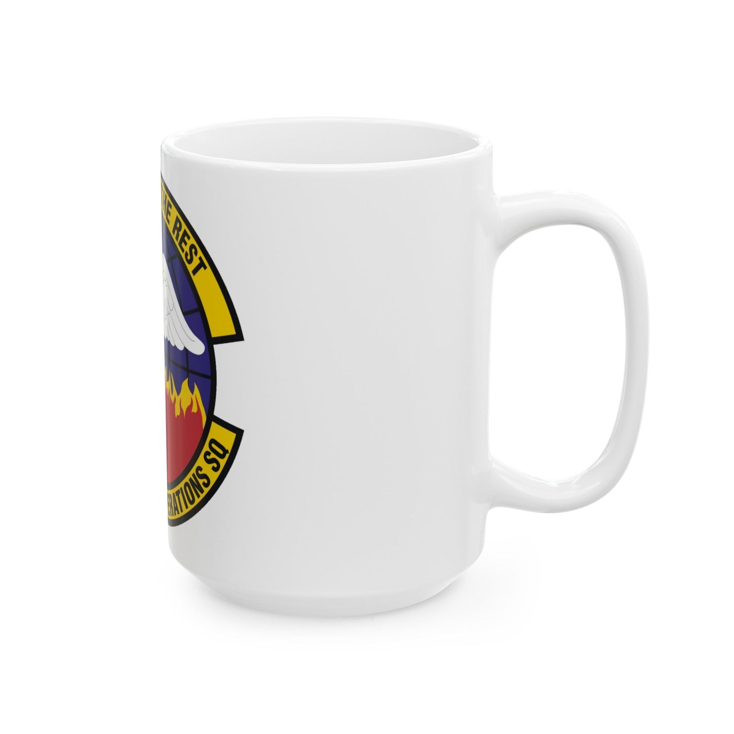 31st Surgical Operations Squadron (U.S. Air Force) White Coffee Mug-The Sticker Space