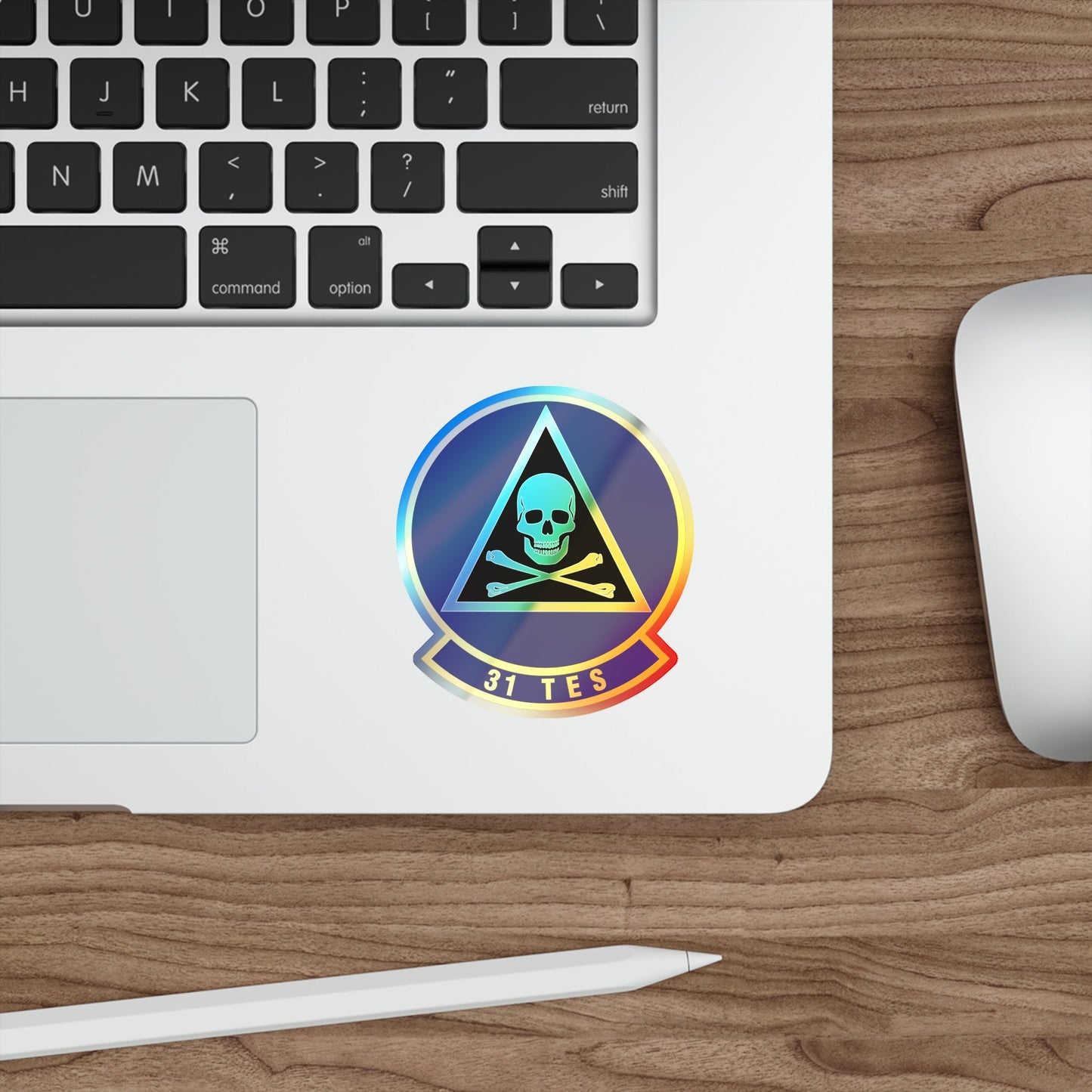 31st Test and Evaluation Squadron (U.S. Air Force) Holographic STICKER Die-Cut Vinyl Decal-The Sticker Space