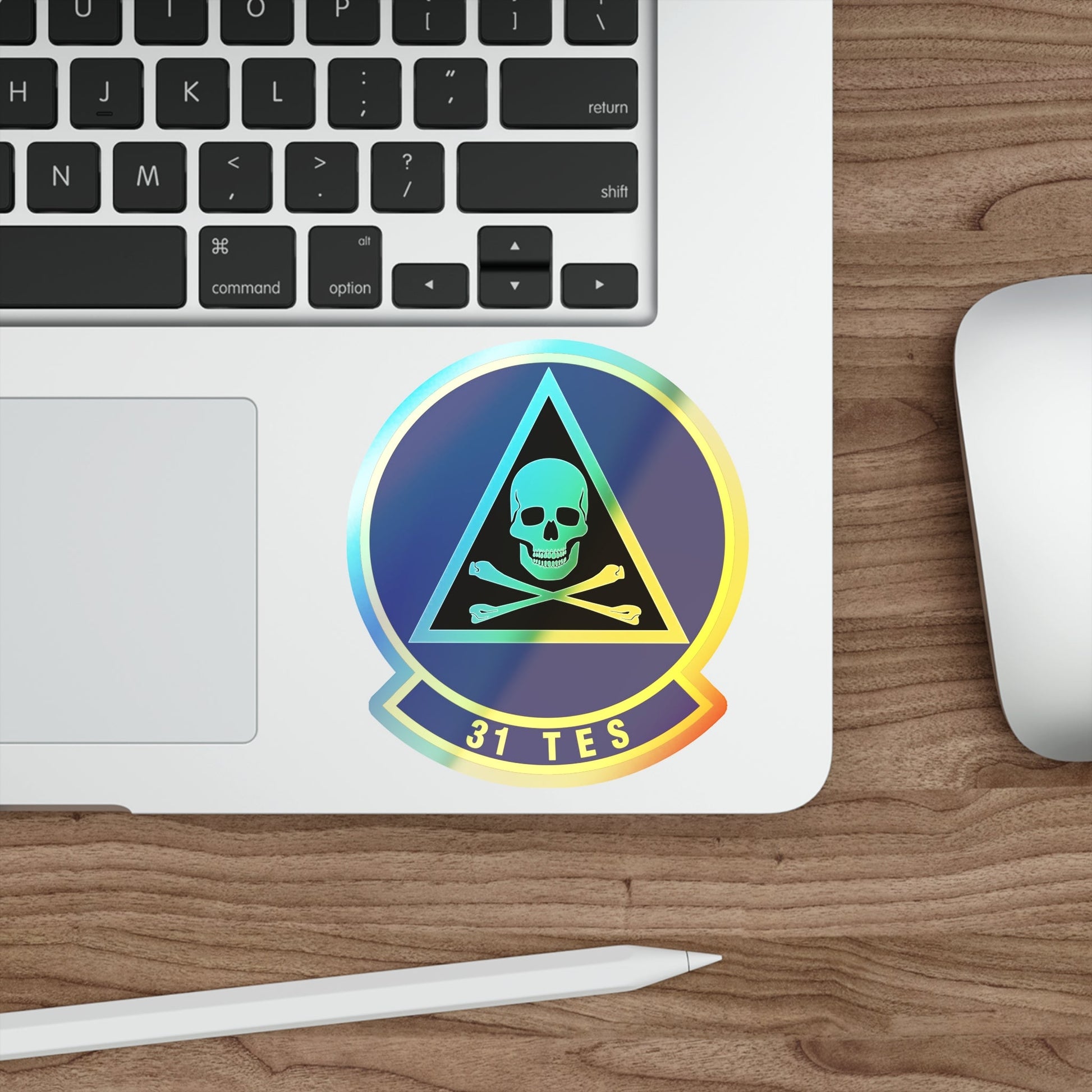 31st Test and Evaluation Squadron (U.S. Air Force) Holographic STICKER Die-Cut Vinyl Decal-The Sticker Space