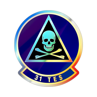 31st Test and Evaluation Squadron (U.S. Air Force) Holographic STICKER Die-Cut Vinyl Decal-2 Inch-The Sticker Space