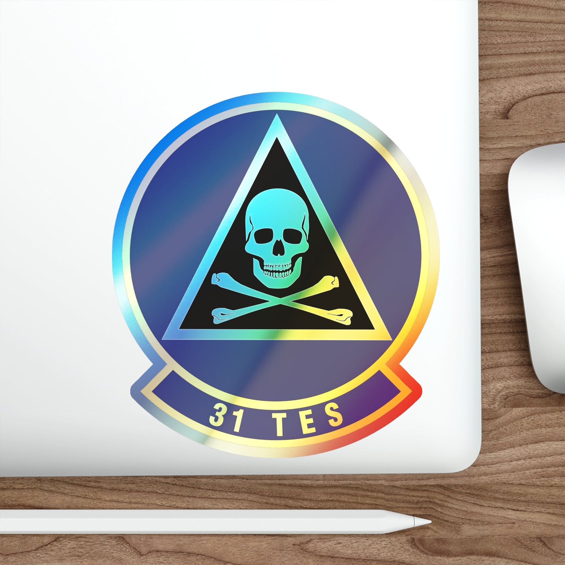 31st Test and Evaluation Squadron (U.S. Air Force) Holographic STICKER Die-Cut Vinyl Decal-The Sticker Space