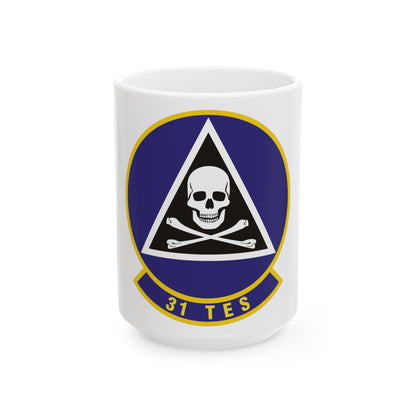 31st Test and Evaluation Squadron (U.S. Air Force) White Coffee Mug-15oz-The Sticker Space